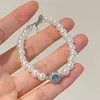 Strang Ankunft handgefertigtes elastisches Perle Armbänder Kristallcharme Armband für Frauen Hochzeit Schmuck Geschenk