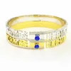 Högkvalitativ klassisk HMERS -armband Designer Judely Low Price Jewelry Graverade 18K Guld Titan Steel Womens Family Letter Nytt armband