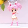 Ação Figuras de brinquedos de desenho animado Anime Sailor Moon Tsukino Figura Astas Asas de Toy Toy Doll Decoration Coleção Modelo de presente brinquedo para menina y240415