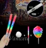 Party Gunst Led Light Up suikerspin Kegels kleurrijk gloeiende marshmallowsticks ondoordringbare kleurrijke marshmallow glow stick lt919