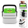 Обеденный посуда Bento Box Bodartments Salad Fruit Container The Frog Show Puppet Cartoon Citp