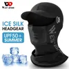 Bicking Ocidental com homens BRIM Mulheres Face Mask Summer Summer Cool Bap Sun Protection Motorcycle Cycling Balaclava Hat 240416