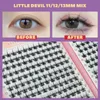 Valse wimpers Hoge capaciteit Natuurlijke piekerige cluster Lashes 32 Rijen DIY LASH Extension Levers Hoge kwaliteit professionele make-up 240416