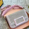 2024 New Designer Mini Mini Brand a 4 colori Bagna da donna Borsa per borse intrecciata Lafite Lettera Design Elegante Atmosfera Crossbody Borse Nuova Nuova Borsa di lusso classica