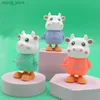 Wind-up Toys Cute little cow childrens toy mechanical assembly jumping mini gift cartoon animation fun price new Y240416