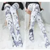 Chaussettes sexy dessins animés bas de dimension en deux dimensions fille anime japonaise sexy mignon cosplay over-the-knee tube personnalité de personnalité velours 240416