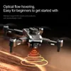 Dronlar F200 Drone Katlanabilir Quadcopterwifi FPV HD Hava Fotoğrafçılığı Geniş Açılı Çift Kamera Professional 1080p Fırçasız RC 240417