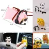2024 Cute Animal Car Pendant Panda Pig Tiger Auto Styling Rearview Mirror Swing Pendant Creative Car Decoraction Interior Accessories