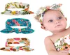 Baby pannband Bunny Rabbit Ear Head Bands Girls Bids Cute Turban Knot Floral Printing Hairbands Headwear Hair Accessories KHA1759991012