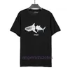 Vêtements de créateurs haut de gamme pour Angles PAA Shark High Quality Shark Casual Loose Volymens and Womens Même t-shirt à manches courtes avec des étiquettes originales de 1: 1