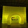 Envío de aire gratis NUEVO estilo Camera de luz LED colorida Forma inflable Cubo Cubo Cubo de boda Fotobooth Casa de boda para la fiesta de publicidad Evento