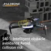 Drones P14 Drone Profesional 4K HD Camera RC Mini Drone Intelligent Obstakel Vermijding Luchtfotografie Quadcopter speelgoed Helicopter 24416