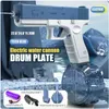 Gun Toys Summer Hot M416 Water Gun Электрический водный пистолет Стрельба для пистолета полная автоматическая летняя пляжная игрушка для детей детские мальчики подарок 240416