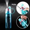 600 ml Creative Spray Water Bottle Portable Atomizing Bottle Outdoor Sports Gym Drinkware Bottles Water Gourds 240409