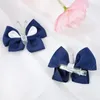 Accessoires de cheveux 2pcs Clips de papillon sucré Ribbon Solid Princess Hairpins Chirldrea Korea Barrettes Headwear mignon