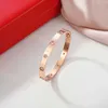 New Brand Classic Designer Bracelet Ka Jia fashion screwdriver popular personality rose gold five generations diamond bracelet ring men and women