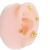 Stud Earrings 1Piece 16G Stainless Steel For Women 2024 1.2mm Rod Screw Halloween Pumpkin Star Funny Piercing Ear Bone Studs