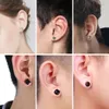 1PARSH CRISTAL SORNATE MAGINET EAR CLIP Серьги для мужчин и женщин панк круглый циркон магнит не пирсинг ювелирных изделий 240410