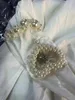 Blouses pour femmes Luxury Oversize Royal Sweety Woman Lantern Lantern Blouse Lace Shirts Handmade Pearls Perles Ruffles Tops NZ286