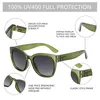 Zenottic Original Thick Butterfly Frame Polarised Solglasögon för kvinnor Chunky UV400 Protection Shade Sun Glasses 240416