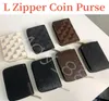 L Luksusowe torebki monety dla kobiet ze skóry z 7 kolorami marka mody dobrej jakości druk literowy może użyć do karty kredytowej monety 3689304