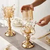 Candele Nordic Luxury Candles Romantic Candleight Glass Witch Home Decorative Chandeliers Table Table Props