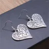 Dangle Ohrringe 1Pair Heart Tree of Life Big DIY Accessoires Schmuck in der Hakengröße 18x19mmmm