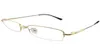 Lunettes à demi-jante Classic Readrs LECTEURS COYEGLASSES PRESCRIPTION DES FEMANDES MOMMES 050 À 60 SPECTACLES SILTS BLACK