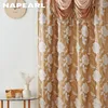 Curtain Napearl European Style Jacquard Valance Decor Window Blinds Panel skuggning draperar stångficka 132x213cm 1 st