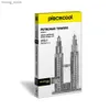 3D Puzzles Piececool 3D Puzzle Metal DIY Petronas Towers Building Kit for Adult Model Kit Teen Toys Y240415