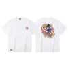 2024 Sommerhemd T-Shirt Herren- und Damendesigner Kleidung Hipster gewaschener Stoff Street Graffiti Schriftziol-Folie Herren Hip Hop-Top Luxury Star T-Shirt
