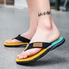 Slippers 2024 Summer Men's Mixed Color Flip Flops Fashion Mens Eva Taresproof Shoes Slip-On Men Outdoor Slipper Man Beld Slides