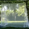 Pads Camping Net White Mesh Przenośna kwadratowa składana komary komar