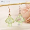 Dangle Earrings S&Z DESIGN Fashion Transparent Acrylic Mushroom For Girls Women Lovely Jewelry Cute Gift Quality Eardrop