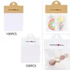 Jewelry Pouches Packaging Bags Practical Foldable Card Head For Package Accessories Small Businesses DIY Crafts Necklaces Bracelets