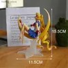 Action Toy Figures Cartoon Anime Sailor Moon Tsukino Action Figure Wings Toy Doll Cake Dekoration Collection Model Girt Toy for Children Y240415