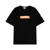 Herren T -Shirts 23SS Grundstil Ound Neck Logo Druck Kavierthemd Männer Frauen EU Größe Baumwolltife Mode Sommer Harajuku