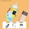Бутылочные стерилизователи# Портативный молочный обогреватель с регулируемой крышкой для кормления для кормления USB и изолированным пищевым обогревателем Q240416
