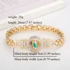 Link Bracelets Sally's Paradise Religion Jewelry Judas Father's High Quality Zircon For Men And Women Gift L3001