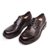 Dress Shoes Horse Leather Heavy Washing Retro Men Do Old Men's Work Business Casual