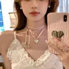 Choker Girl Pink Ribbon Love Necklace Ballet Style Collar Accessories Fashion -1 Piece