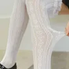 Sexy Socken Frauen süße Liebe gestreifte Spitze Lolita Knie High Socken süße Mädchen japanische College-Stil ultra-dünn sexy Maid Anime Strümpfe 2023 240416