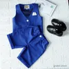 Костюмы Flower Boys Summer Suit gentleman Kids Vest Short 2pcs одежда набор детей Формальная вечеринка по случаю дня рождения