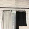 Mensbyxor veckade Sweatpants Män kvinnor 1 högkvalitativ solid färg joggar dstring streetwear byxor släpp leveranskläder kläder otqwh