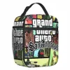 grand Theft Auto San Andreas Insulated Lunch Bag for Cam Travel GTA Video Game Leakproof Cooler Thermal Bento Box Children b0L5#