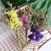 装飾的な花ミニ天然ジ​​プソフィラローズ植物茎装飾用ホームウェディングパーティーポグラルプロップのためのドライフラワーブーケ