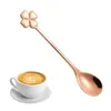 Spoons Stainless Steel Teaspoons Kitchen Cake Dessert Scoop Tablespoons Leaf Clover Shape Coffee For Fruit Salad