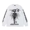 Hellstar Mens Designer Hoodie свитер. Пуловой пуловер высококачественный женский толстовка синяя черная йога Hoodios Print