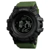 Наручительные часы Skmei 1358 Sports Sports Digital Watch для мужчин, измеряющих барометрический компаса, военные водонепроницаемые мужские часы Relogio Masculino