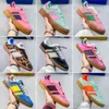 Wales bonner 00s utomhusskor designer skor sneakers casual skor sneaker djärva rosa glöd puls vit solen super pop rosa nästan gul kvinnor sport sneakers